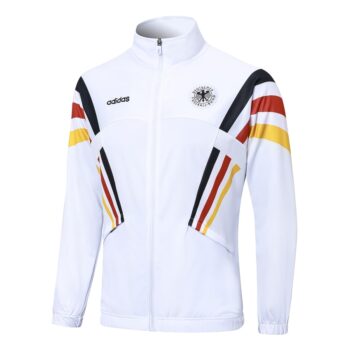 Alternative view of Survetement Allemagne Veste 2024 2025 Blanc Motif