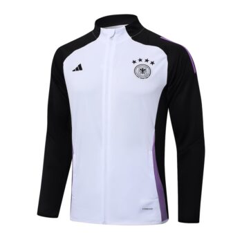 Alternative view of Survetement Allemagne Veste 2024 2025 Blanc