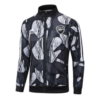 Alternative view of Survetement Arsenal Veste 2024 2025 Noir