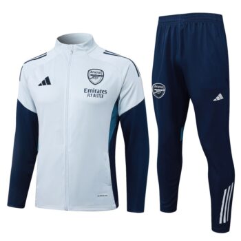 Survetement Arsenal Veste 2025 2026 Blanc Bleu