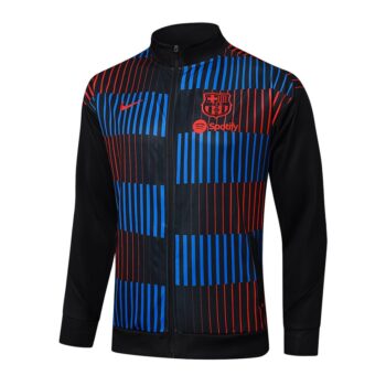 Alternative view of Survetement Barca Veste 2024 2025 Noir Bleu
