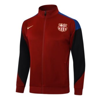 Alternative view of Survetement Barca Veste 2024 2025 Rouge Sombre