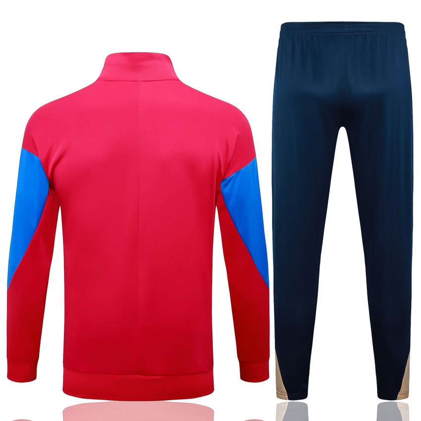 Survetement Barca Veste 2024 2025 Rouge Clair – Image 4