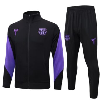 Survetement Barca Veste 2025 2026 Noir Violet