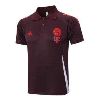 Alternative view of Survetement Bayern Munich Polo 2024 2025 Rouge