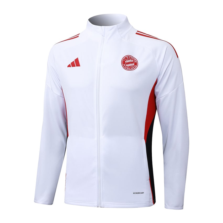 Survetement Bayern Munich Veste 2025 2026 Blanc Clair – Image 2