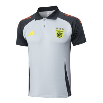 Alternative view of Survetement Benfica Polo 2024 2025 Blanc Noir