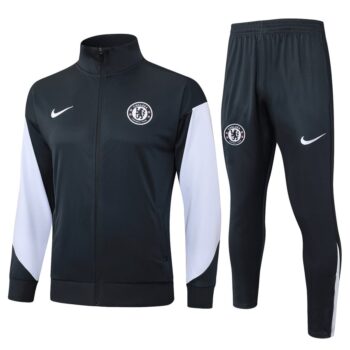 Survetement Chelsea Veste 2025 2026 Noir Blanc