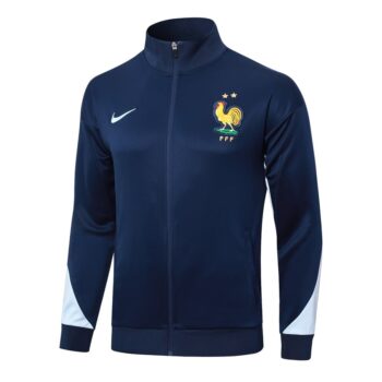 Alternative view of Survetement Equipe de France Veste 2024 2025 Bleu