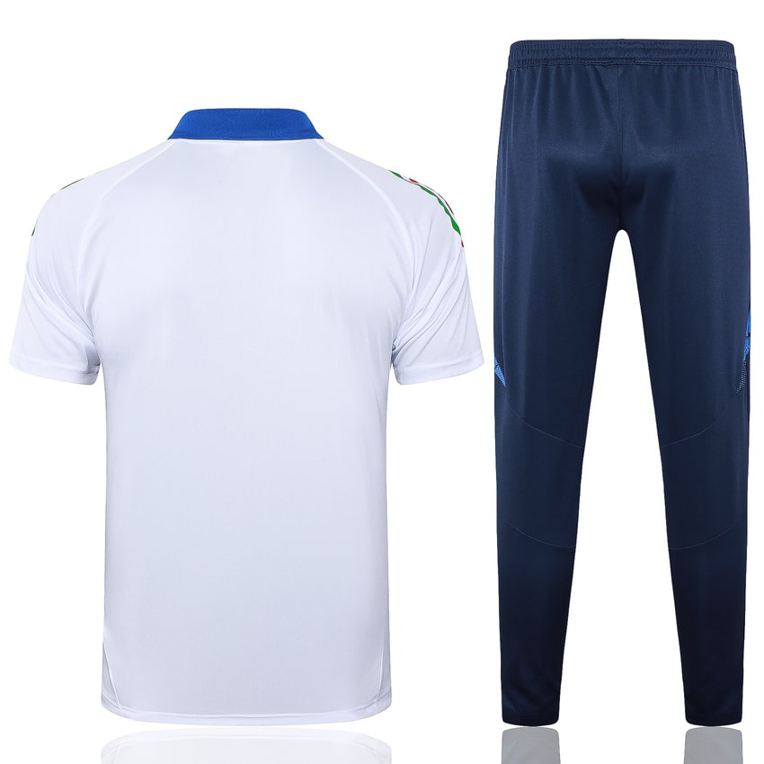 Survetement Italie Polo 2024 2025 Blanc – Image 4