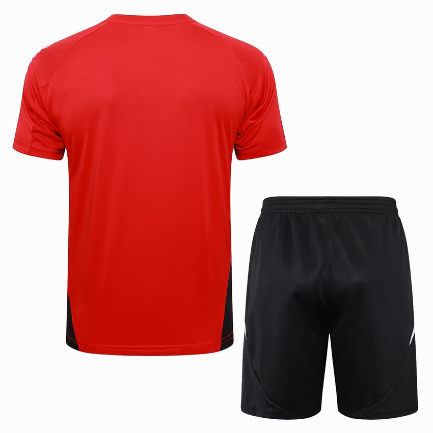 Ensemble Maillot Short Manchester United 2024 2025 Rouge Clair – Image 4