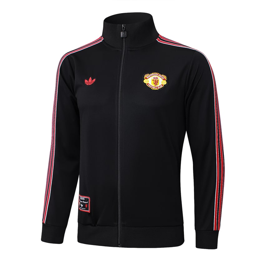 Survetement Manchester United Veste 2024 2025 Noir Nuit – Image 2