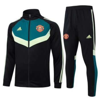 Survetement Manchester United Veste 2024 2025 Noir Vert