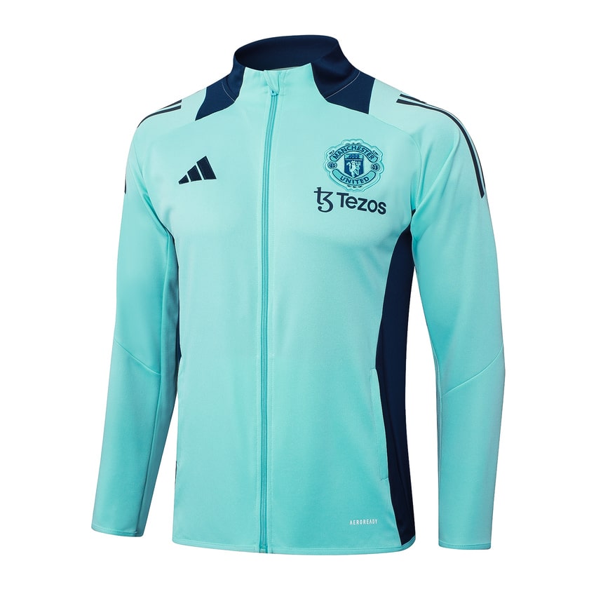 Survetement Manchester United Veste 2024 2025 Vert – Image 2