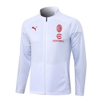 Alternative view of Survetement Milan AC Veste 2023 2024 Blanc