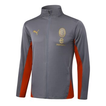 Alternative view of Survetement Milan AC Veste 2024 2025 Gris