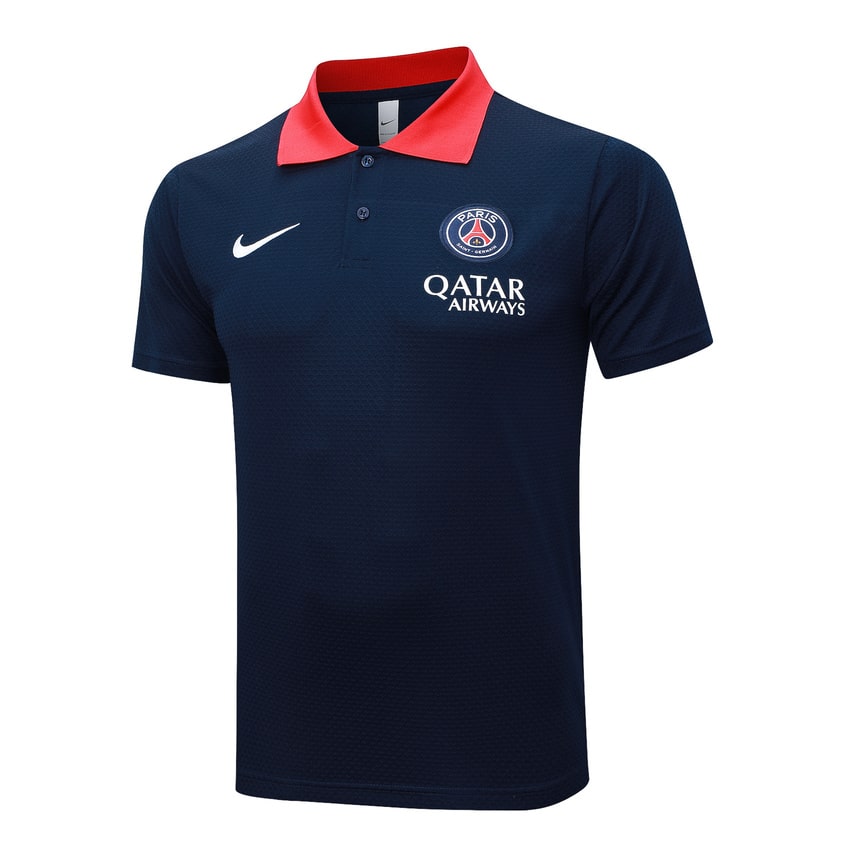 Survetement PSG Polo 2025 2026 Bleu Rouge – Image 2