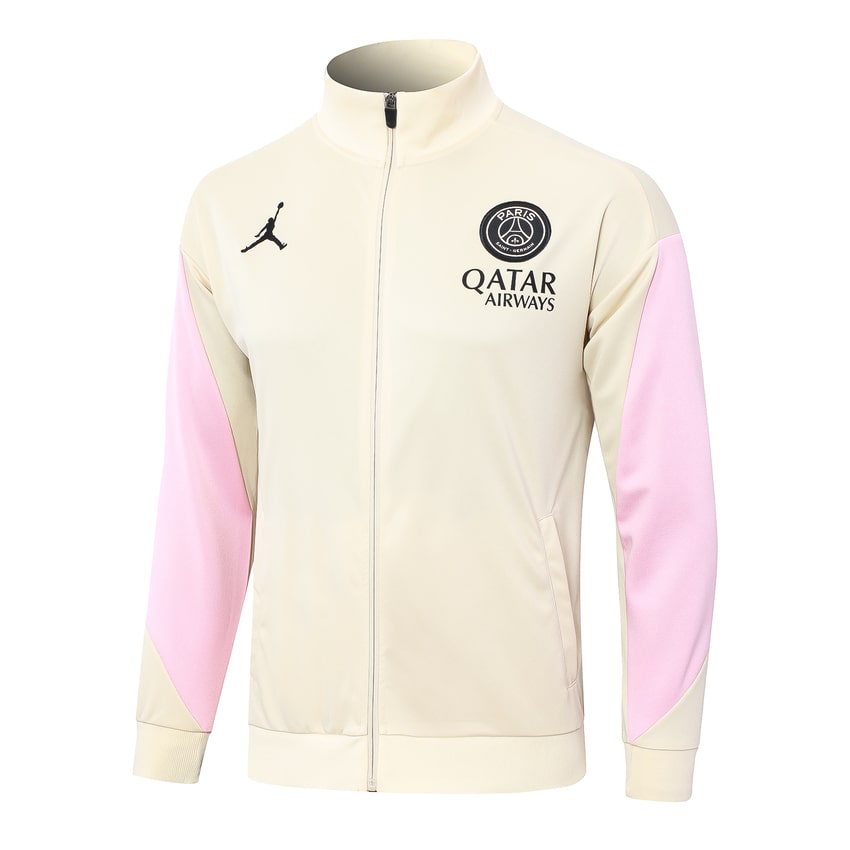 Survetement PSG Veste 2024 2025 Beige – Image 2