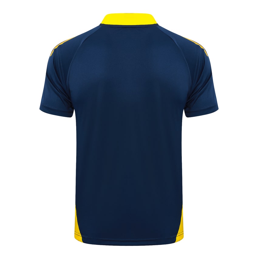 Survetement Real Madrid Polo 2024 2025 Bleu Jaune – Image 3