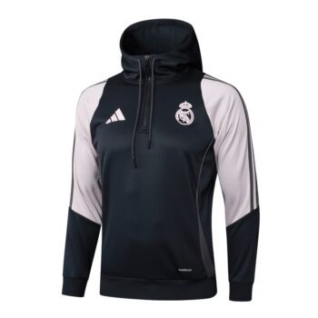 Alternative view of Survetement Real Madrid Sweat 2024 2025 Noir Blanc