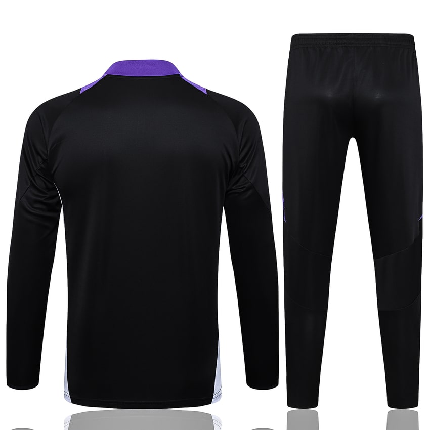 Survetement Real Madrid Training 2024 2025 Noir Violet – Image 4
