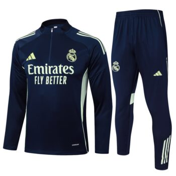 Survetement Real Madrid Training 2025 2026 Bleu Sombre
