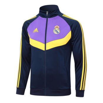 Alternative view of Survetement Real Madrid Veste 2024 2025 Bleu