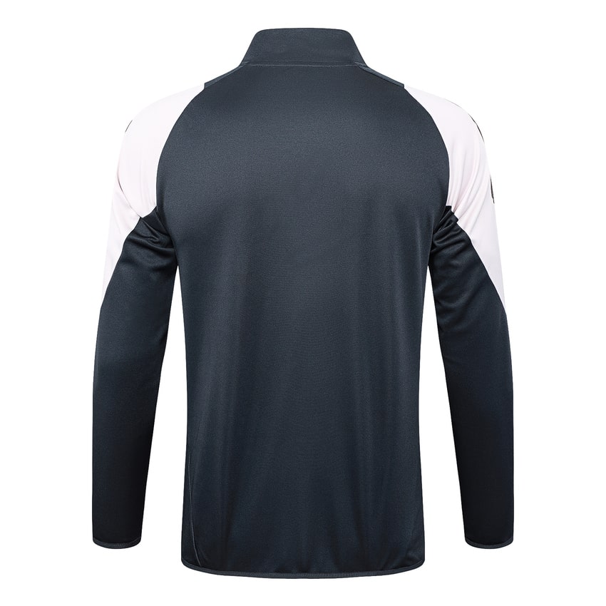 Survetement Real Madrid Veste 2024 2025 Noir Blanc – Image 3