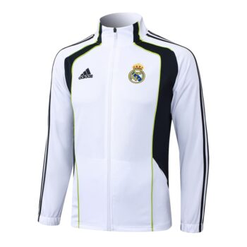 Alternative view of Survetement Real Madrid Veste 2025 2026 Blanc Noir