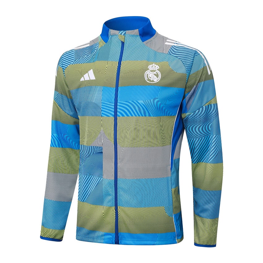 Survetement Real Madrid Veste 2025 2026 Bleu Vert – Image 2