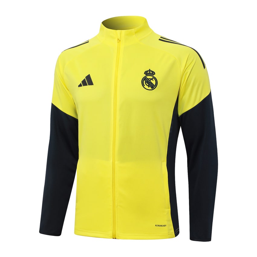 Survetement Real Madrid Veste 2025 2026 Jaune Clair – Image 2