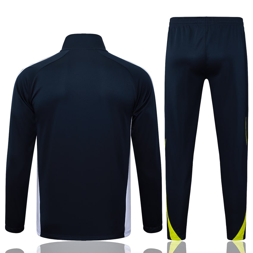 Survetement Real Madrid Veste 2025 2026 Noir Blanc – Image 4