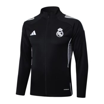 Alternative view of Survetement Real Madrid Veste 2025 2026 Noir Sombre