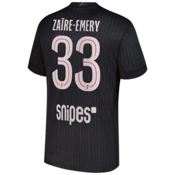 Alternative view of Maillot PSG Jordan Fourth 2025 2026 Zaire Emery