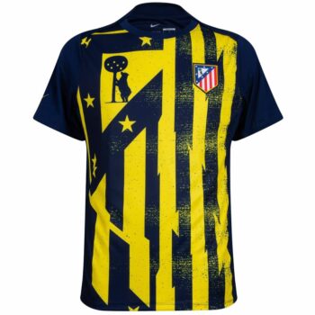 Maillot Pre Match Atletico Madrid 2025 2026 Bleu / Jaune